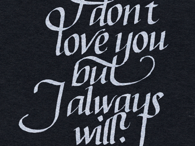 The Civil Wars calligraphy black black and white bw calligraphy civil wars contrast design hand lettering hand lettering italic lettering poster postergeist screenprint song white