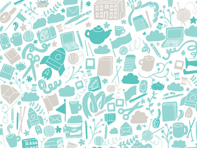 Crafty pattern crafty handmade illustration pattern