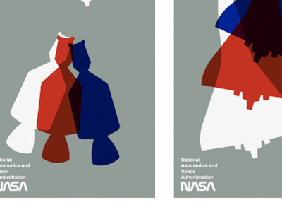 NASA Revival nasa nasa manual nostalgic overprint screenprint vector vintage