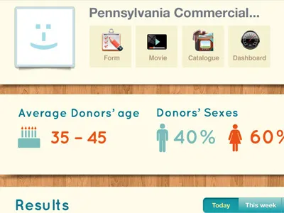 Mobile data collection ipad app UI ipad ui ux