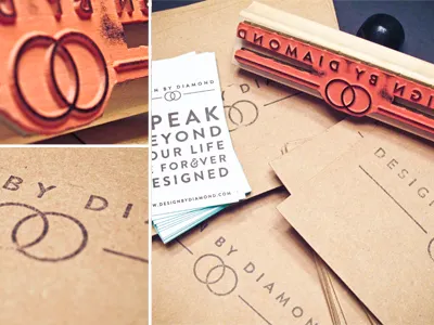 "Unbreakable" letter Stamp custom ink letter stamp stationary