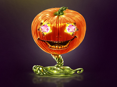 gourd gourd halloween icon