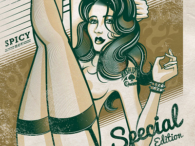 All Tropicana Pin UP!!! babe legs pinup poster sexy vector