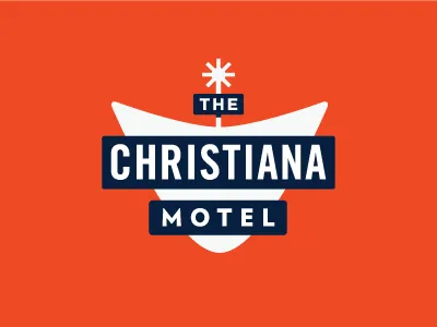 The Christiana Motel banding brand hotel identity logo motel pennsylvania re brand rebrand signage