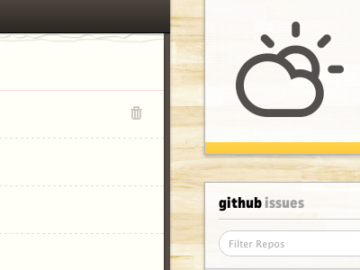 TodoWeatherGithub github todo weather