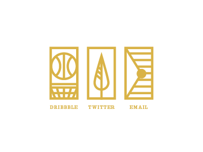 Rook Social Icons dribbble email icon icons rook twitter