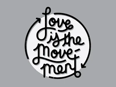 TWLOHA - Love Is The Movement apparel typography