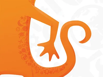 Newton Detail branding character design logo newt science vector