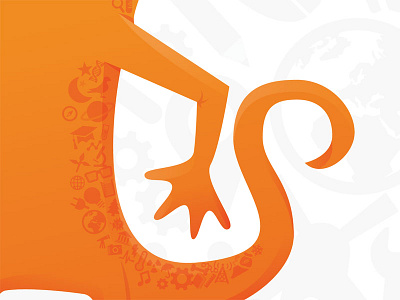 Newton Detail branding character design logo newt science vector