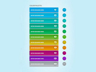 PM Color Palette & Buttons buttons color palette points