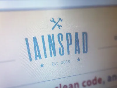 iainspad is finally done! css html5 iainspad jquery responsive retina website wordpress