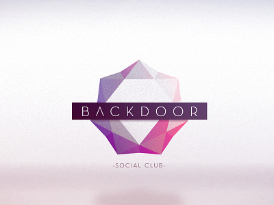 Backdoor 2 branding design emblem logo logotype polygon