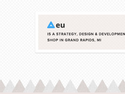 Footer Fun footer open sans pattern proxima nova texture triangles