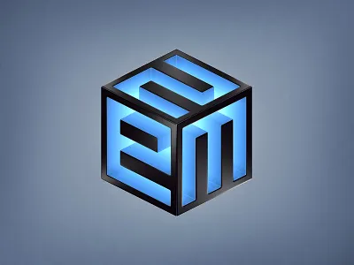 Cube 3d cube icon logo