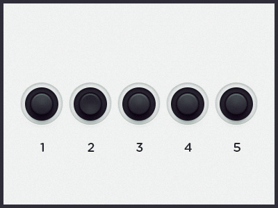 WEGA 51K UI — Mini buttons button five function off on preset ui ux wega