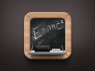 Chalkboard Icon board chalkboard dark icon ios write