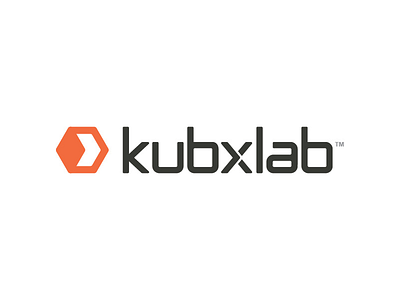 Kubxlab accessory kubxlab logo orange tech tech accessories type typography