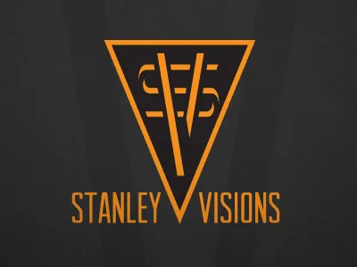 New self branding in progress in progress logo orange stanley typography visions