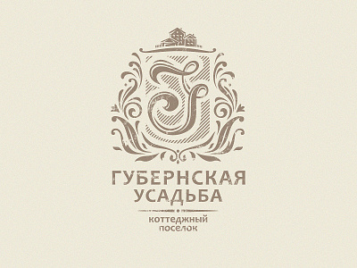 Губернская усадьба coat of arms house logo