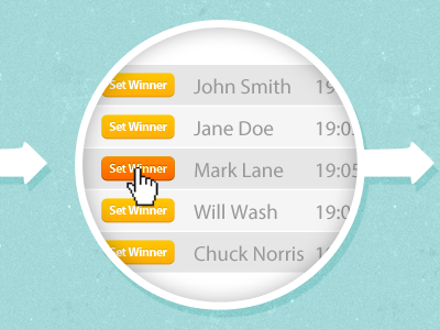 Winner List Element for Slide Deck graphic marketing powerpoint zoom