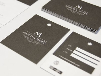 Marco&María branding fashion logo