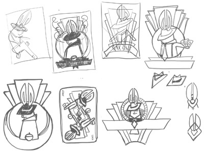 Rabbit Speakeasy Sketches illustration sketches