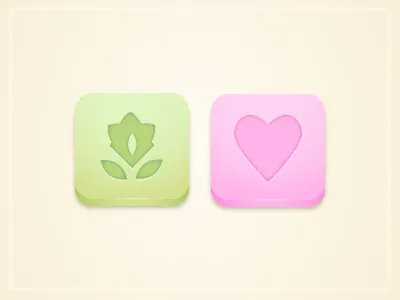 Candy Icons candy green icons pink
