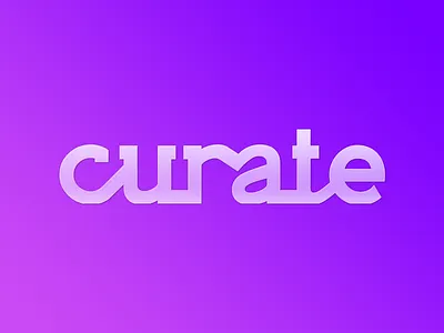 curate.mx curate gradient logo music rails rumble identiy youtube