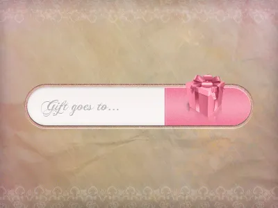 Gift Coupon box button colorful coupon gift glossy input visualcookies web wedding