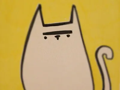 Grumpy Cat cat doodle grumpy handmade sketch