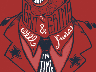 Grit & Grime grime grit illustration type typography usa vector