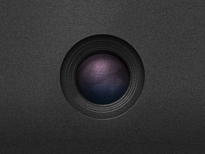 Lens (Rebound Shot) black camera dark grain lens pink purple rebound