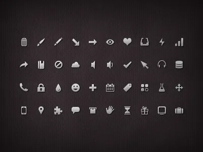 starting icon pack glyphs icon icons kit ui
