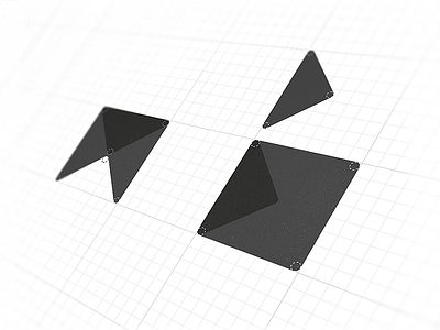 Northbloc Shapes brand branding circle corporate diagonal diamond envelope flap grid guide guidelines icon logo print shape shard square stationary