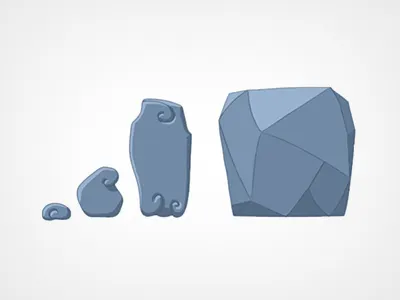 Stones asset game illustration stone