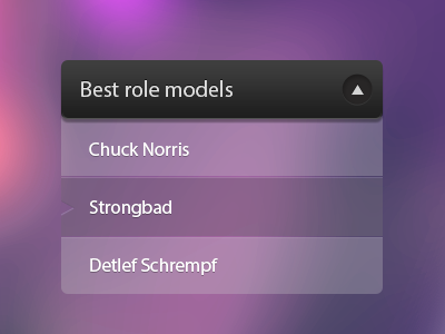 Rebound - Transparent Dropdown dark dropdown light purple select transparency transparent ui ux