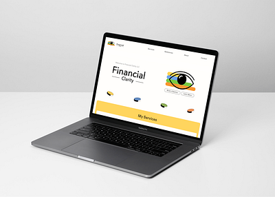 Financial Clarity branding logo ui design web design