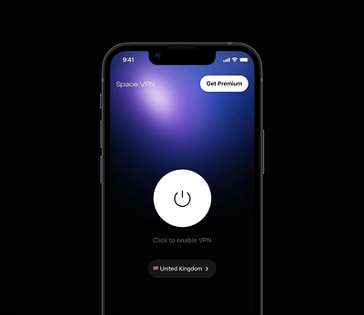 vpn space app animation app application button country green ios premium space star ui vpn