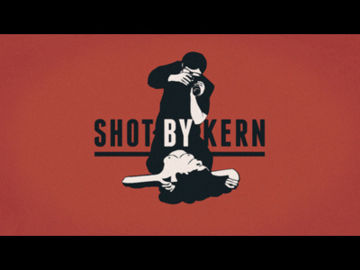 Shot By Kern titles art black branding design font graphic graphics identity illustration illustrator motion motion graphics photoshop poster press print red richard kern saul bass screen title sequence tv video white