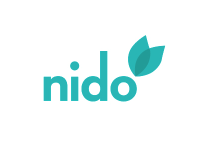 Nido Espacio Coworking blue green logo neutra nido space