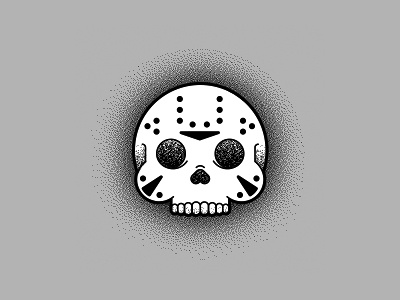 The Skull of Jason Voorhees halloween illustration jason voorhees mask monster skull