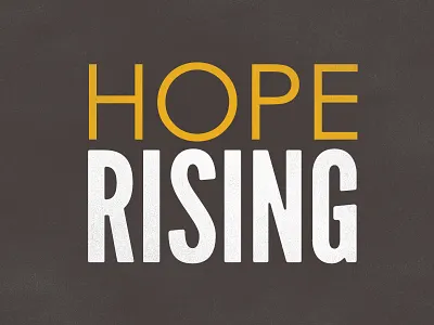 HOPE Rising Opt 1 hope logo simple typography