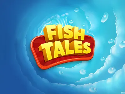 Fish tales fish game logo mobile tales water