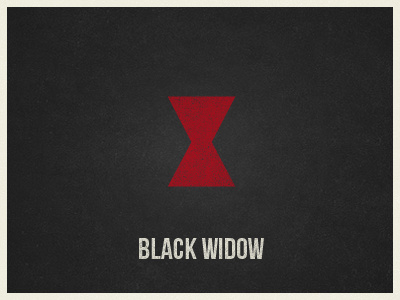 Black Widow avengers black widow marvel minimal