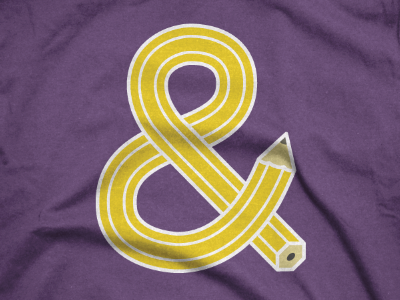 Pencil Ampersand shirt t shirt tshirt