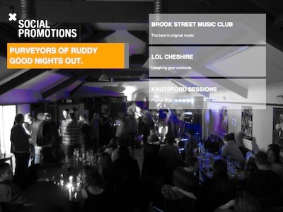 Social Promotions Website responsive web design