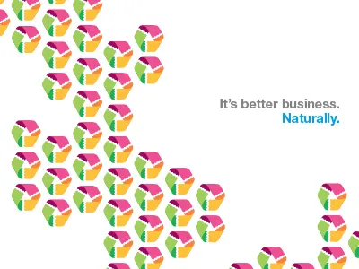 Cover Option for Environmental Brochure environmental geometric icons patterns print