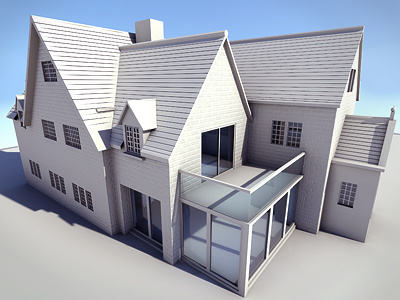 Arch Vis House 3d ao house simple vis