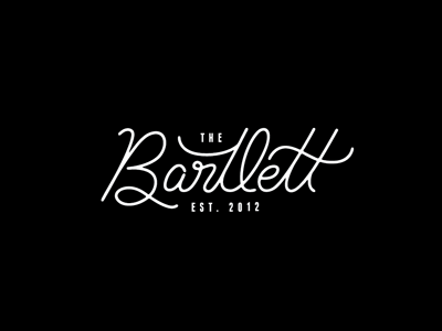 Bartlett v 2.4.11.44444444 lettering script type typography