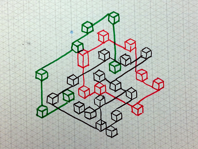 Isometric illustration drawing illustration isometric